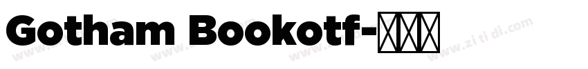 Gotham Bookotf字体转换